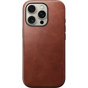 Бронзовий шкіряний чохол Nomad Modern Leather MagSafe для iPhone 16 Pro 856500016863 - Фото 1