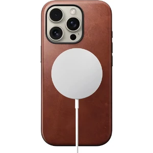 Бронзовий шкіряний чохол Nomad Modern Leather MagSafe для iPhone 16 Pro - Фото 3
