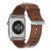 Кожаный ремешок Nomad Modern Strap Rustic Brown | Silver Hardware для Apple Watch Ultra 49mm | 45mm | 44mm | 42mm - Фото 2