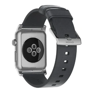 Кожаный ремешок Nomad Modern Strap Slate Gray | Silver Hardware для Apple Watch 38mm - Фото 2