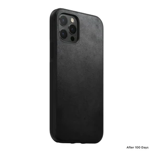 Чорний шкіряний чохол Nomad Rugged Case Horween Leather Black для iPhone 12 Pro Max - Фото 5