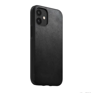 Черный кожаный чехол Nomad Rugged Case Horween Leather Black для iPhone 12 mini - Фото 5