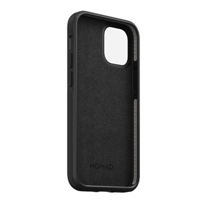 Черный кожаный чехол Nomad Rugged Case Horween Leather Black для iPhone 12 mini - Фото 8