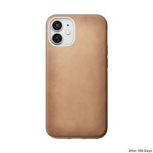 Шкіряний чохол Nomad Rugged Case Horween Leather Natural для iPhone 12 mini - Фото 2