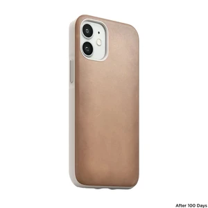 Шкіряний чохол Nomad Rugged Case Horween Leather Natural для iPhone 12 mini - Фото 5