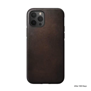 Шкіряний чохол Nomad Rugged Case Horween Leather Rustic Brown для iPhone 12 | 12 Pro - Фото 2