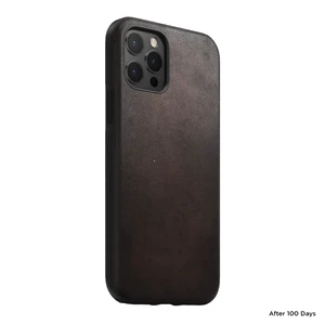 Шкіряний чохол Nomad Rugged Case Horween Leather Rustic Brown для iPhone 12 | 12 Pro - Фото 4