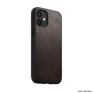 Кожаный чехол Nomad Rugged Case Horween Leather Rustic Brown для iPhone 12 mini - Фото 5