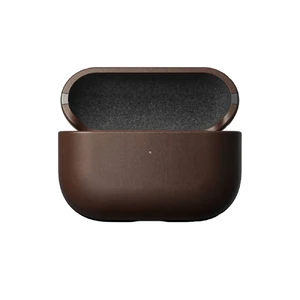 Коричневий шкіряний чохол Nomad Rugged Case для навушників Apple AirPods Pro - Фото 3