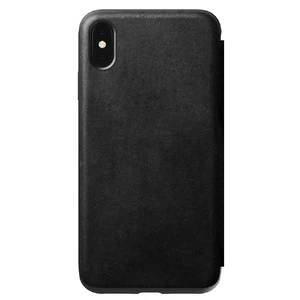 Кожаный чехол-книжка Nomad Rugged Folio Black для iPhone XS Max - Фото 2