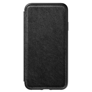 Кожаный чехол-книжка Nomad Rugged Folio Black для iPhone XS Max - Фото 3