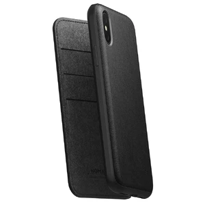 Кожаный чехол-книжка Nomad Rugged Folio Black для iPhone XS Max - Фото 6