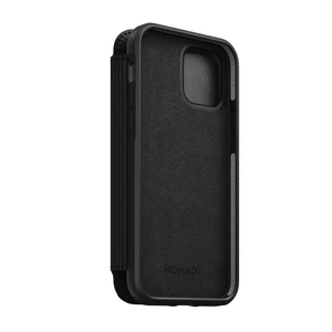 Черный кожаный чехол-книжка Nomad Rugged Folio Horween Leather Black для iPhone 12 | 12 Pro - Фото 8