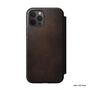 Кожаный чехол-книжка Nomad Rugged Folio Horween Leather Rustic Brown для iPhone 12 Pro Max - Фото 2