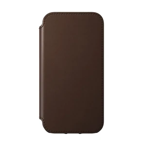 Кожаный чехол-книжка Nomad Rugged Folio Horween Leather Rustic Brown для iPhone 12 mini - Фото 3