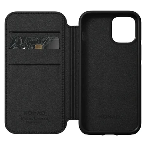 Кожаный чехол-книжка Nomad Rugged Folio Horween Leather Rustic Brown для iPhone 12 mini - Фото 4