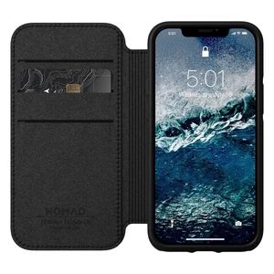 Кожаный чехол-книжка Nomad Rugged Folio Horween Leather Rustic Brown для iPhone 12 mini - Фото 5