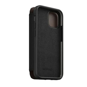 Кожаный чехол-книжка Nomad Rugged Folio Horween Leather Rustic Brown для iPhone 12 mini - Фото 8