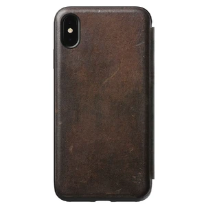 Кожаный чехол-книжка Nomad Rugged Folio Rustic Brown для iPhone XS Max - Фото 2