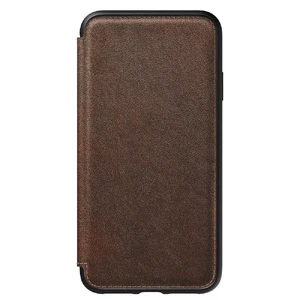 Кожаный чехол-книжка Nomad Rugged Folio Rustic Brown для iPhone XS Max - Фото 3