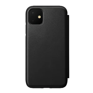 Кожаный чехол-книжка Nomad Rugged Tri-Folio Black для iPhone 11  - Фото 1