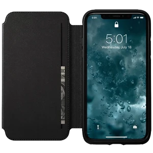 Кожаный чехол-книжка Nomad Rugged Tri-Folio Black для iPhone 11 - Фото 3
