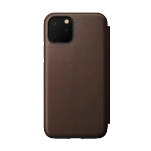 Шкіряний чохол-книжка Nomad Rugged Tri-Folio Rustic Brown для iPhone 11 Pro  - Фото 1