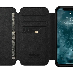 Шкіряний чохол-книжка Nomad Rugged Tri-Folio Rustic Brown для iPhone 11 Pro - Фото 4