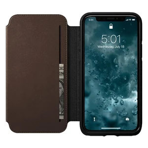 Шкіряний чохол-книжка Nomad Rugged Tri-Folio Rustic Brown для iPhone 11 Pro Max - Фото 3