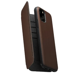 Шкіряний чохол-книжка Nomad Rugged Tri-Folio Rustic Brown для iPhone 11 Pro Max - Фото 6
