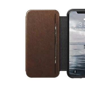 Шкіряний чохол-книжка Nomad Rugged Tri-Folio для iPhone X | XS - Фото 3