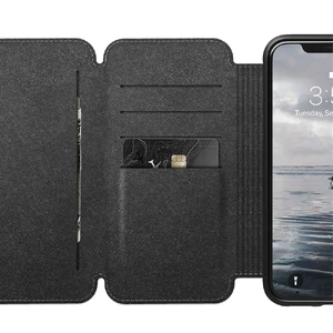 Шкіряний чохол-книжка Nomad Rugged Tri-Folio для iPhone X | XS - Фото 4