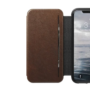 Шкіряний чохол-книжка Nomad Rugged Tri-Folio для iPhone XS Max - Фото 3