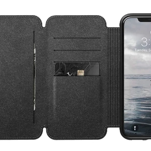 Шкіряний чохол-книжка Nomad Rugged Tri-Folio для iPhone XS Max - Фото 4