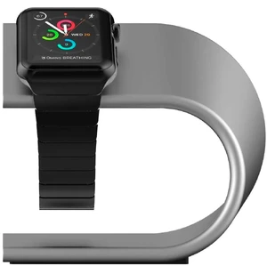 Алюмінієва док-станція Nomad Stand для Apple Watch Silver - Фото 2
