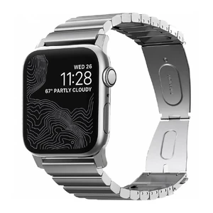 Ремінець Nomad Titanium Band Silver для Apple Watch Ultra 49mm | 45mm | 44mm | 42mm - Фото 2