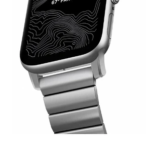 Ремінець Nomad Titanium Band Silver для Apple Watch Ultra 49mm | 45mm | 44mm | 42mm - Фото 6