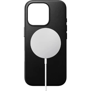 Чорний шкіряний чохол Nomad Traditional Leather MagSafe для iPhone 16 Pro 856500013916 - Фото 1