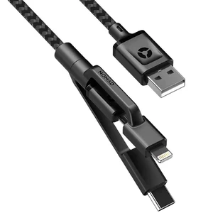 Універсальний кабель Nomad Universal Cable USB to Lightning | Micro-USB | USB Type-C 1.5m - Фото 2