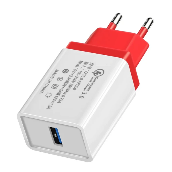 Зарядний пристрій iLoungeMax Olaf Qualcomm Quick Charge 3.0 Red у Рівному