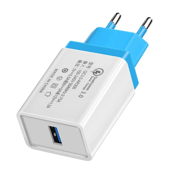 Зарядний пристрій iLoungeMax Olaf Qualcomm Quick Charge 3.0 Sky Blue у Рівному