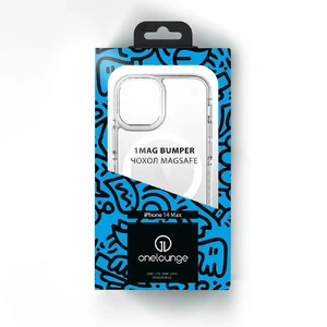 Прозрачный чехол oneLounge 1Mag Bumper MagSafe для iPhone 14 Plus - Фото 6