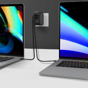 Швидка зарядка oneLounge 1Power GaN 100W 3xUSB-C + USB-A для MacBook | iPhone | iPad - Фото 4