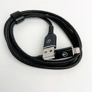 Плетеный кабель Lightning to USB для iPhone / iPad / iPod | oneLounge 1Power MFi (1 m) - Фото 3