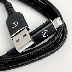 Плетеный кабель Lightning to USB для iPhone / iPad / iPod | oneLounge 1Power MFi (1 m) - Фото 4