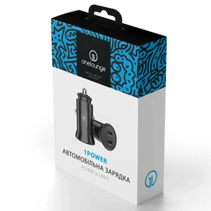 Автомобільна зарядка oneLounge 1Power PD 40W 2x USB-C для iPhone | MacBook M1 | iPad - Фото 6