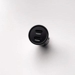 Автомобільна зарядка oneLounge 1Power PD 40W 2x USB-C для iPhone | MacBook M1 | iPad - Фото 4