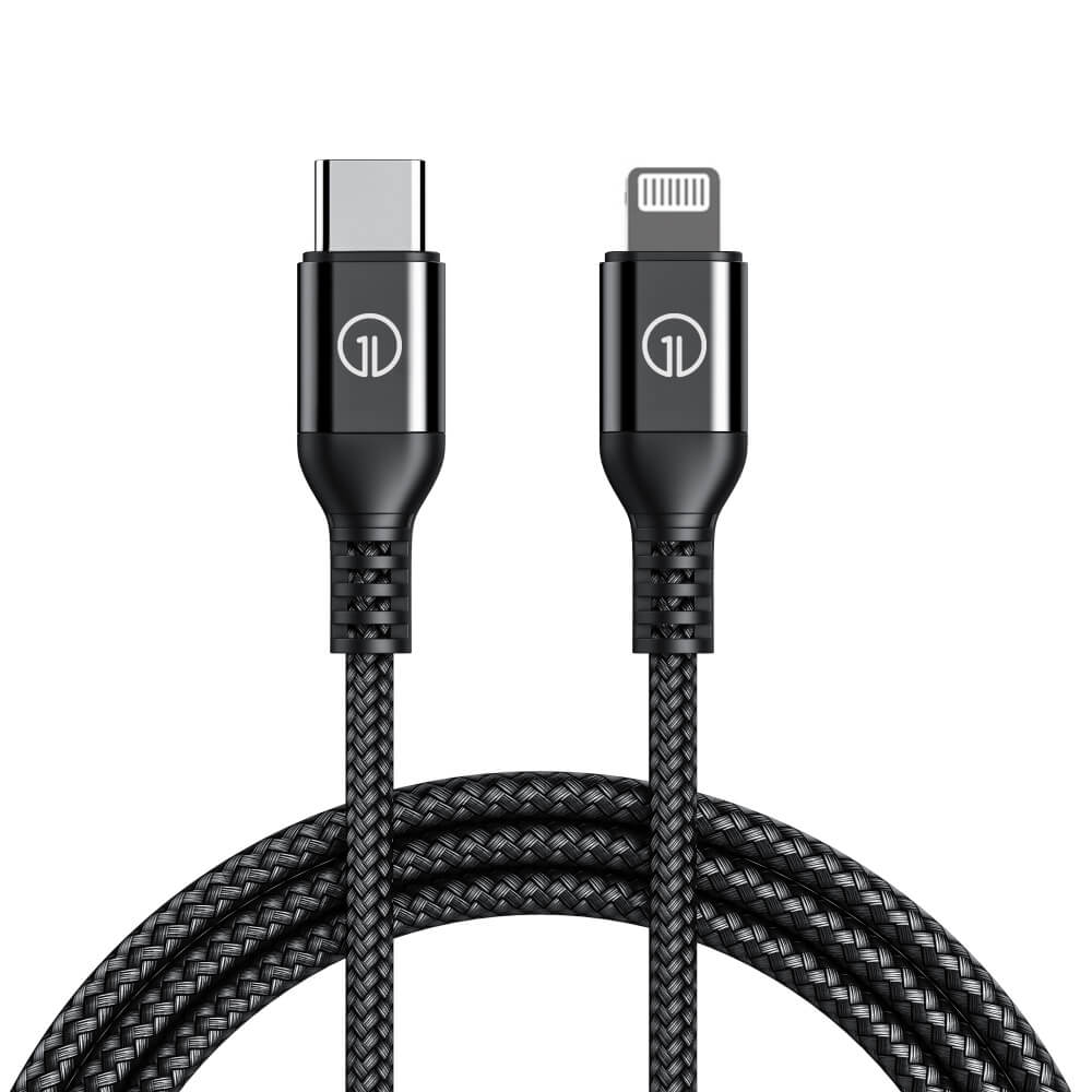Плетений кабель oneLounge 1Power USB-C to Lightning (1.2 m)