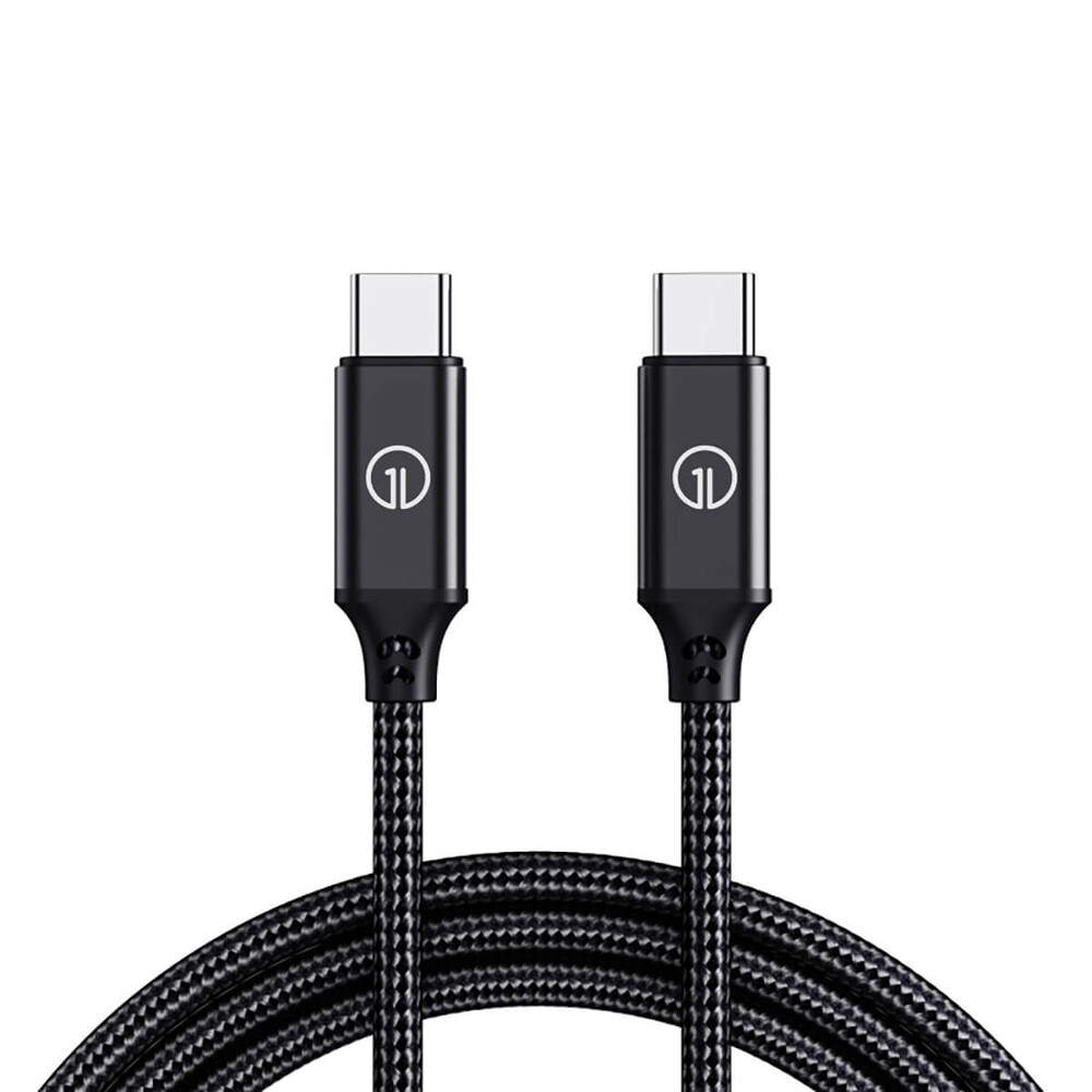 Плетений кабель oneLounge 1Power USB-C to USB-C 100W (2 m) для MacBook | iPad | ноутбук