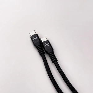 Плетений кабель oneLounge 1Power USB-C to USB-C 60W (1.2 m) - Фото 4